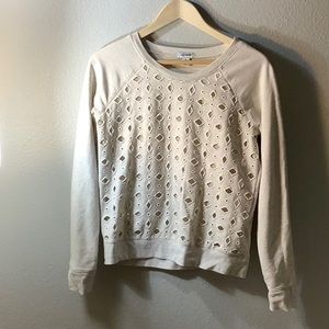Cream sweatshirt